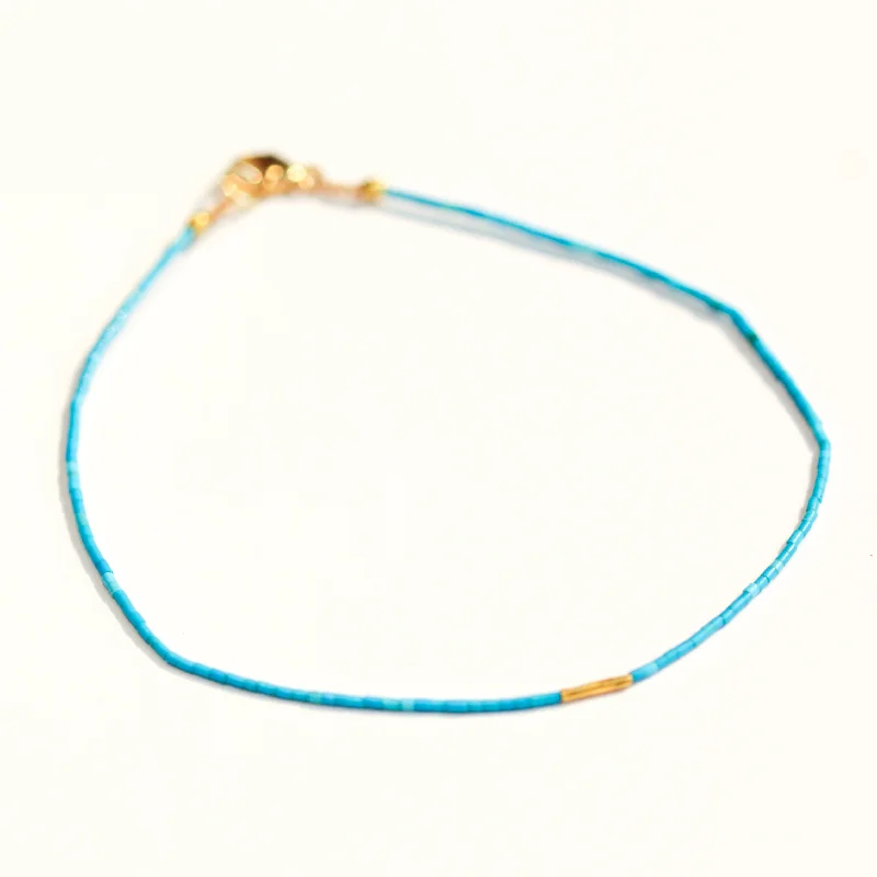 crystal bangles for women -Turquoise & 22k Bracelet No. 112