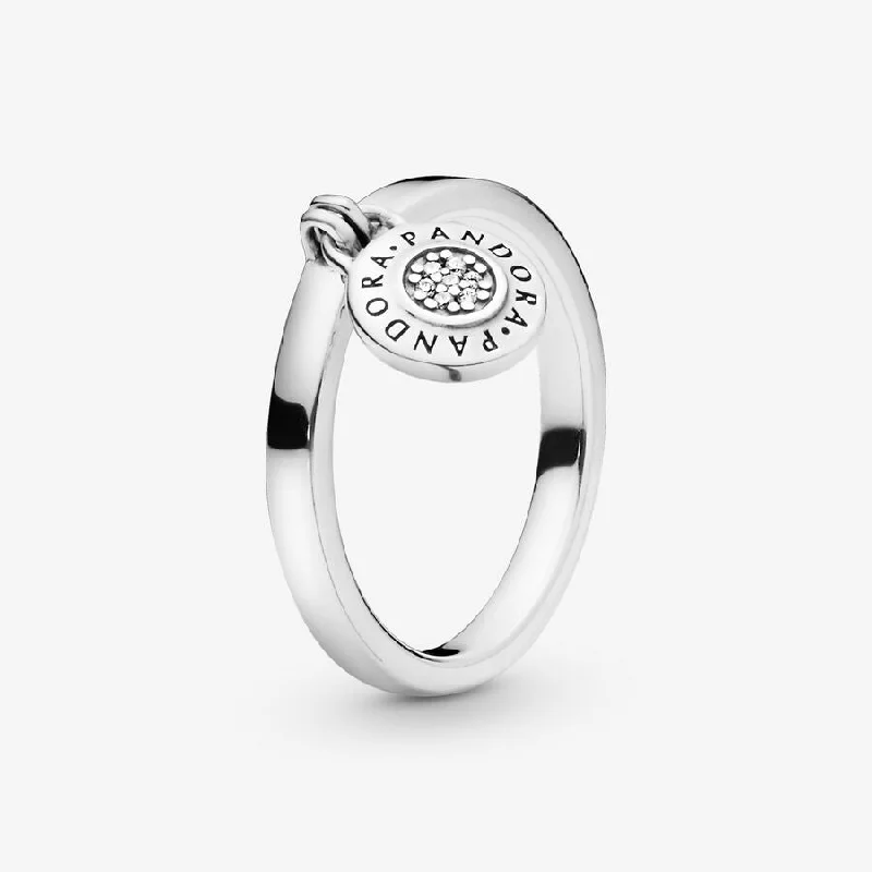 custom rings for women -Pandora Signature Ring