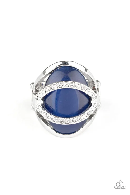 cubic zirconia rings for women -Endless Enchantment Blue Ring