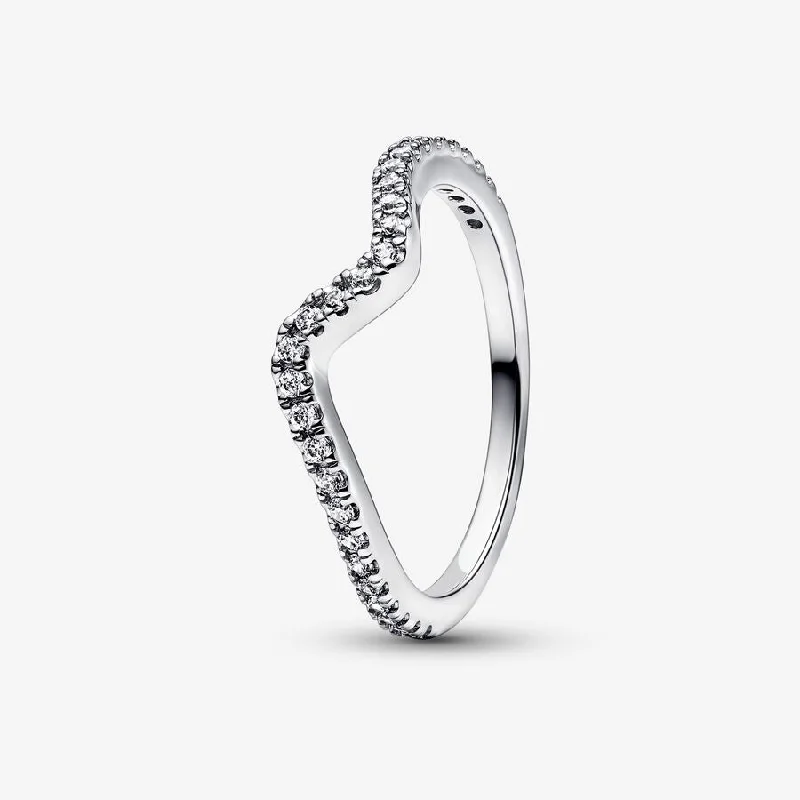 luxury rings for women -Sparkling Wave Ring