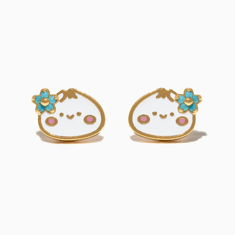 matching earrings for women -Juicy Dumpling Studs