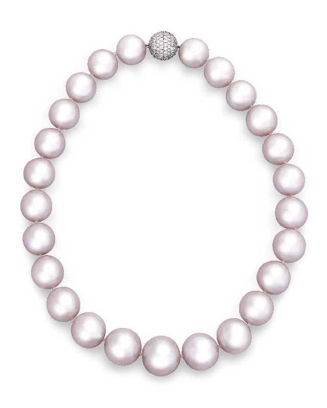 stylish chain necklaces for women -Rose Luster South Sea Pearl Necklace, 17-20.6mm