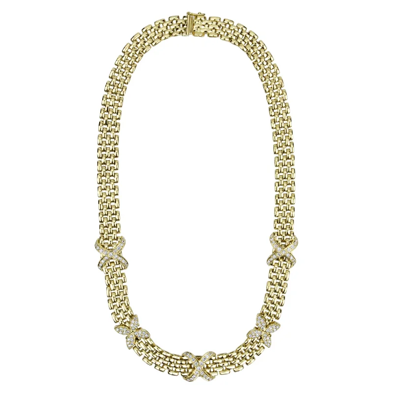 trendy necklaces for women -Necklace - Diamond