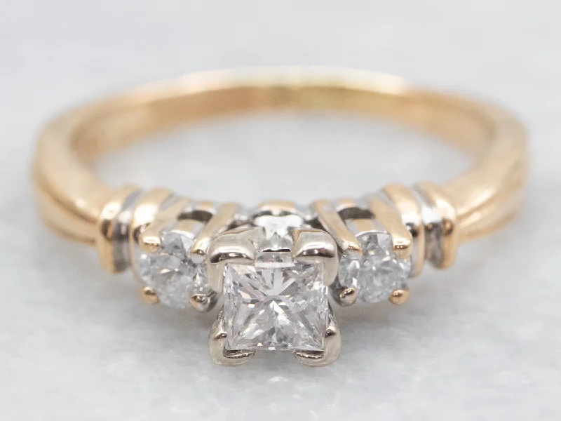 princess cut diamond engagement rings -Princess Cut Diamond Engagement Ring