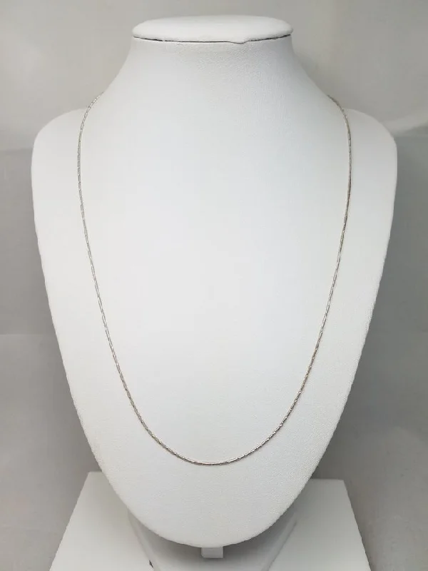 pearl necklaces for women -Versatile Solid 14k Two Tone Gold 20.75" Diamond Cut Snake Chain