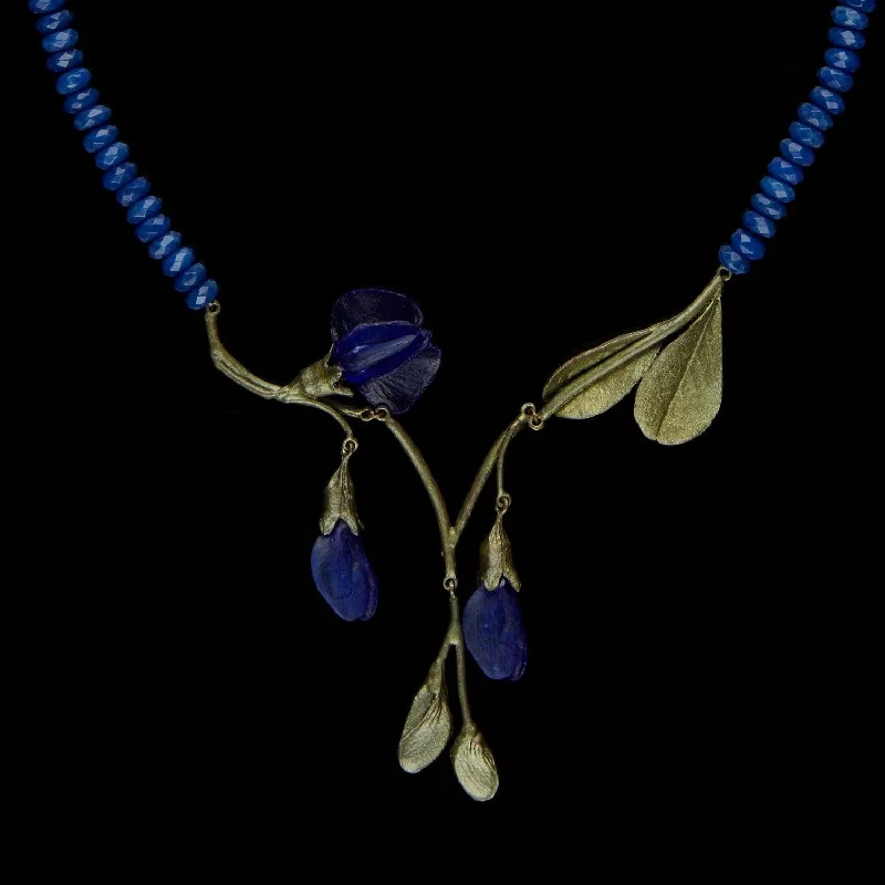 fashion necklaces for women -False Indigo Necklace