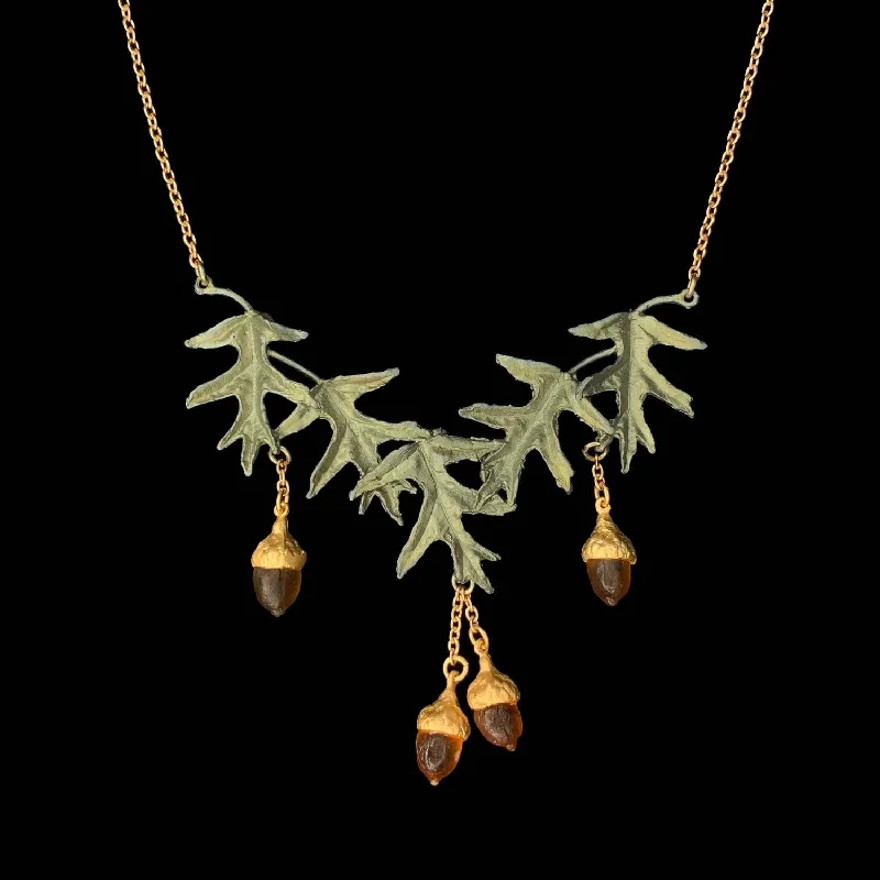 handcrafted necklaces for women -Pin Oak Necklace