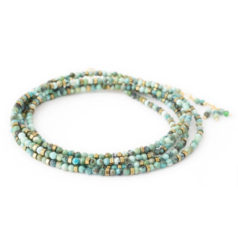 classic bangles for women -Turquoise Confetti Wrap