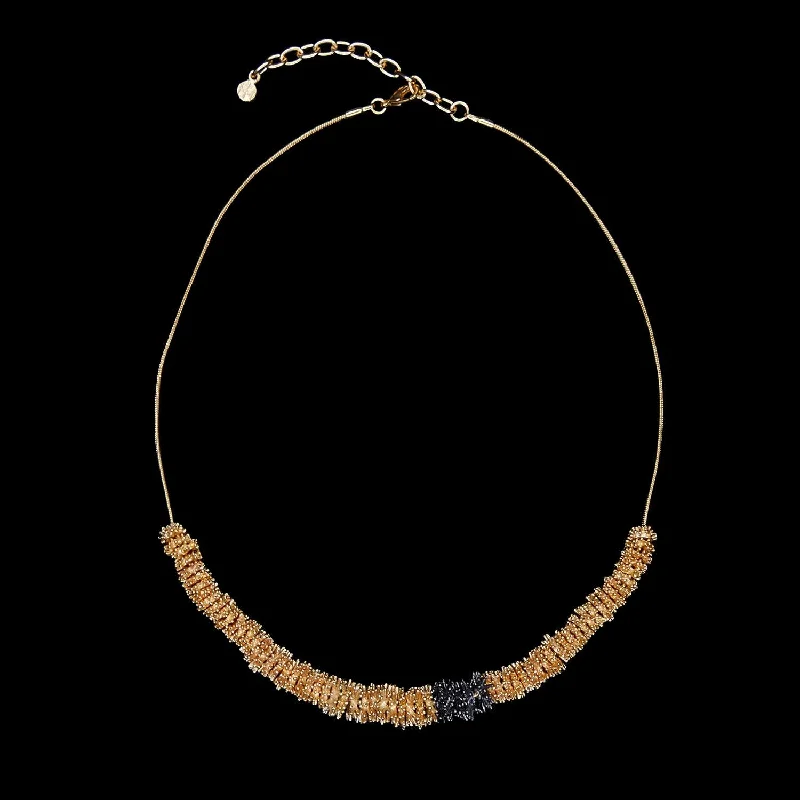 women’s designer choker necklaces -Gone To Seed Necklace - Two Tone