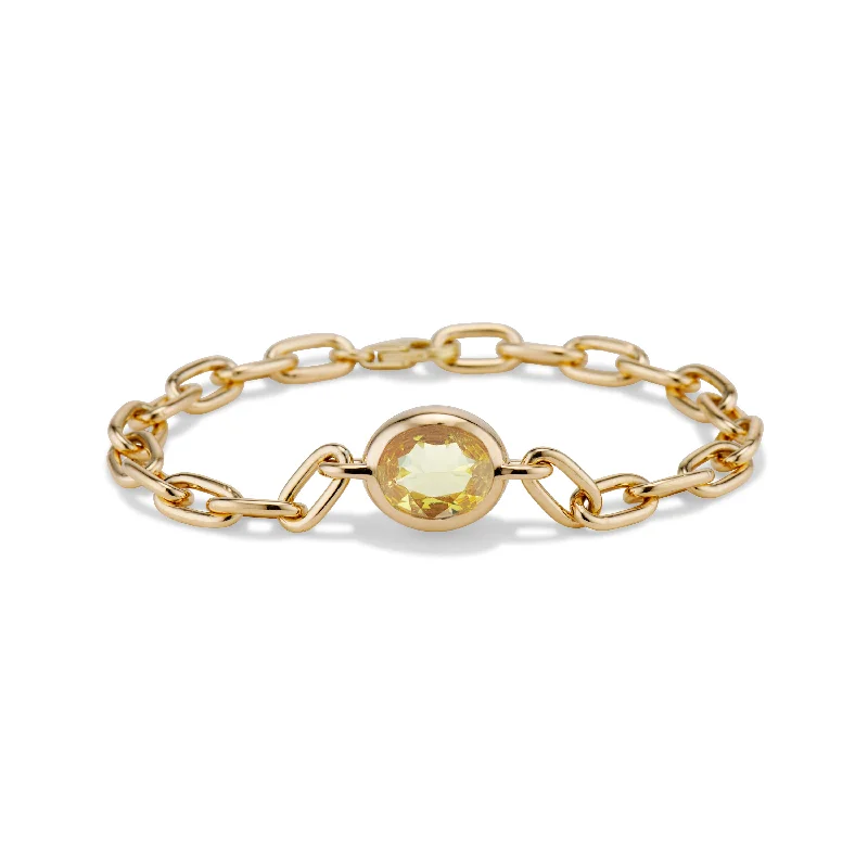 dainty bangles for women -Citrine Bubble Bracelet