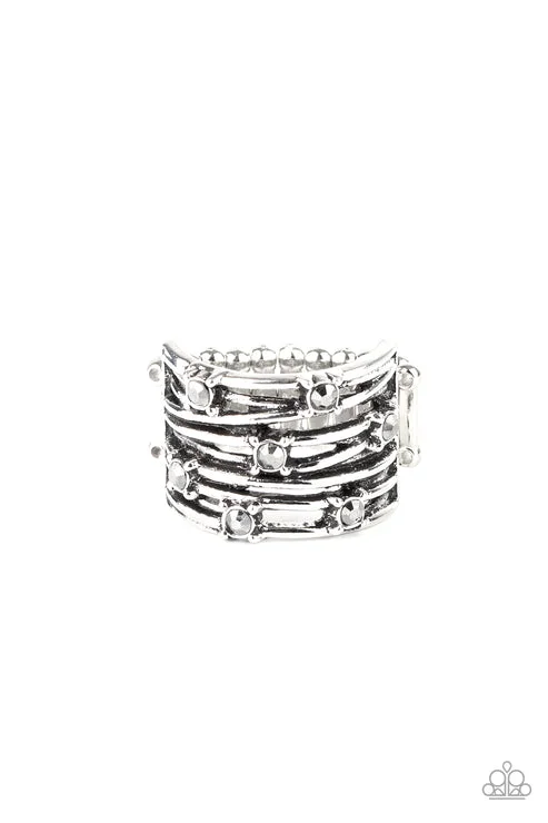 wedding rings for women -Revved Up Radiance Silver Ring