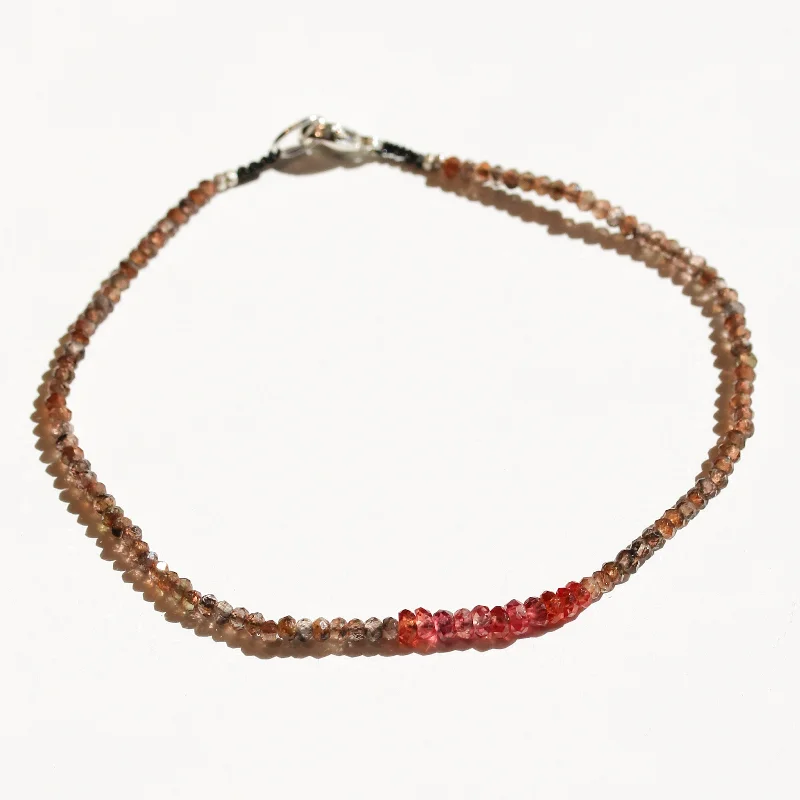 bridal bracelets for women -Andalusite  + Sapphires Bracelet No.18