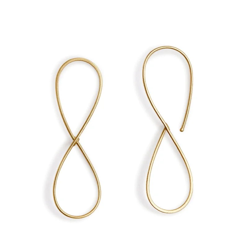 women’s chandelier earrings -<!--ER1002--> infinity hoops