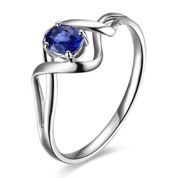 large solitaire engagement rings -Solitaire Sapphire Engagement Ring