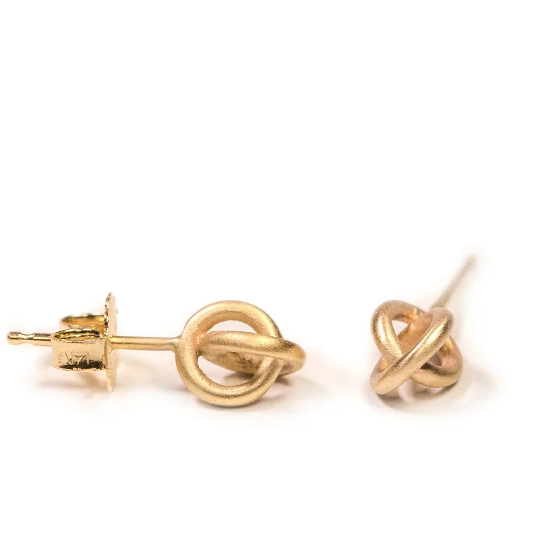 trendy gold earrings for women -<!--ER788--->embrace stud earrings