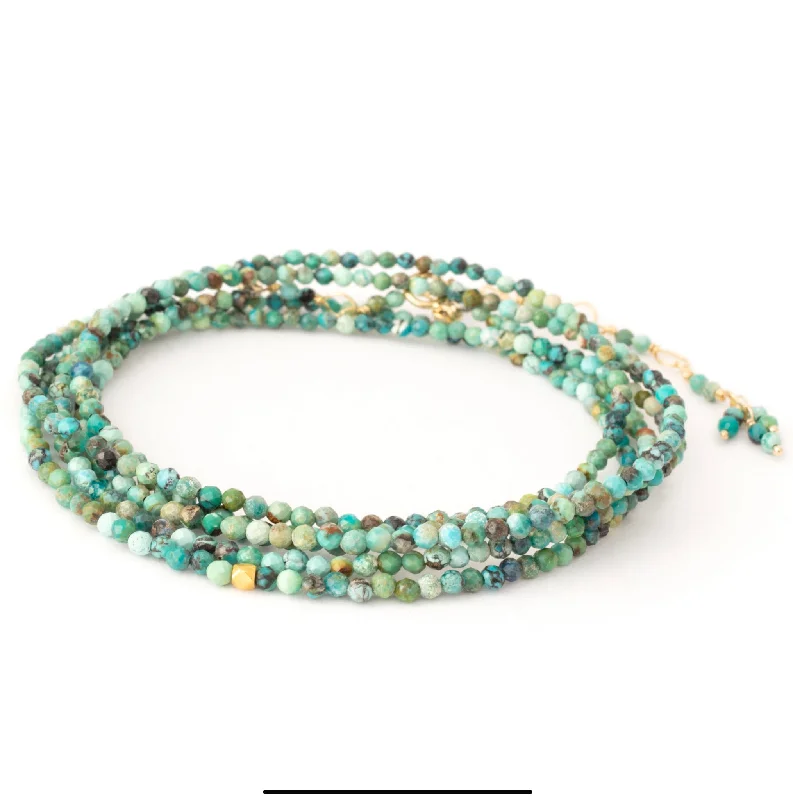 custom-designed bangles for women -Turquoise Wrap