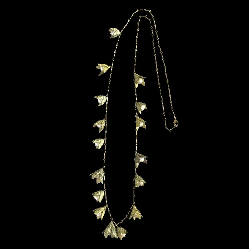 stylish modern necklaces for women -Beech Nut Necklace - 36" Long