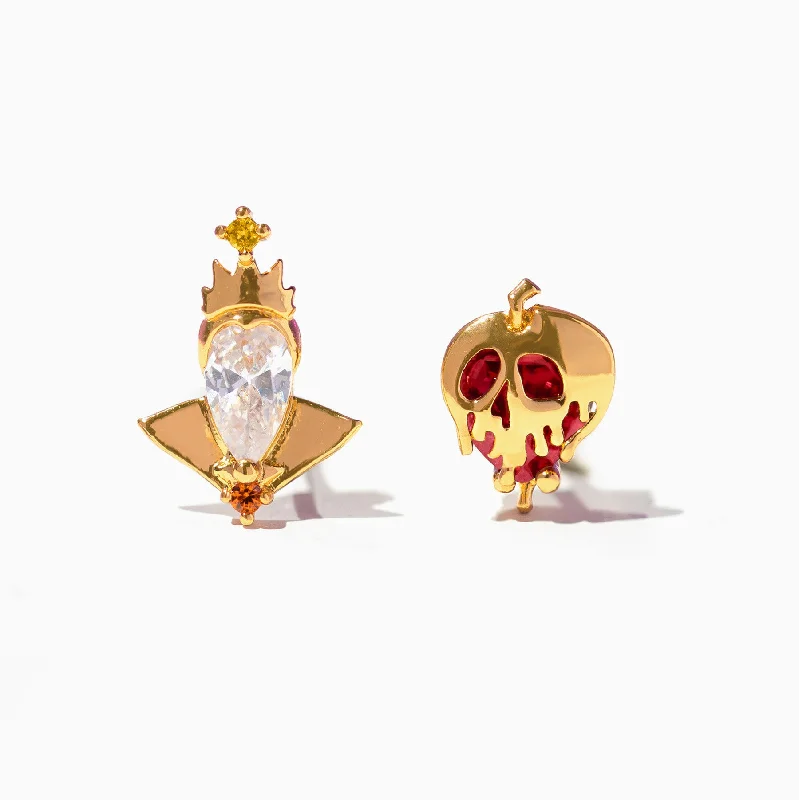 colorful earrings for women -Disney Villains Evil Queen Studs