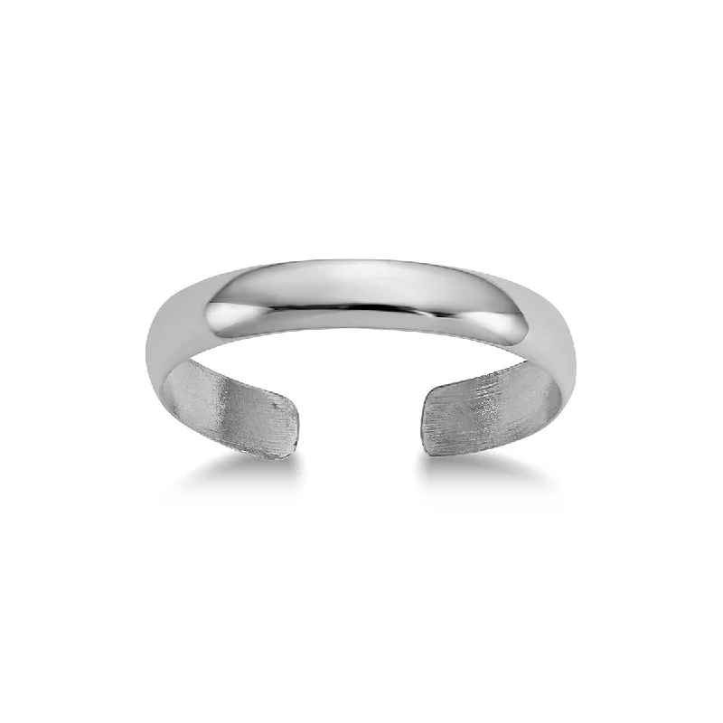 contemporary rings for women -Sterling Silver 2.5MM Toe Ring