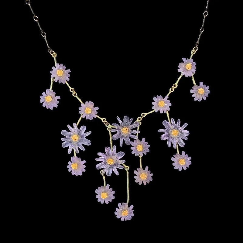 classic diamond necklaces for women -Aster Necklace - Statement