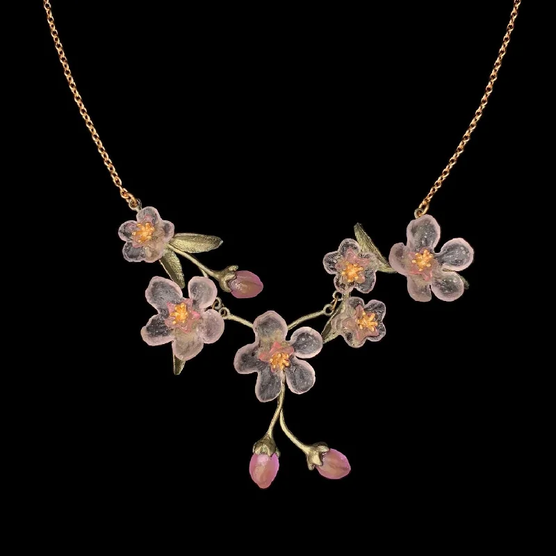 designer name necklaces for women -Peach Blossom Necklace - Statement