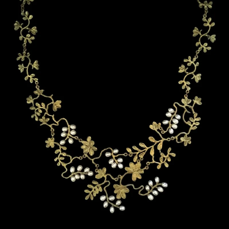 gold necklaces for women -Carolina Lace Necklace