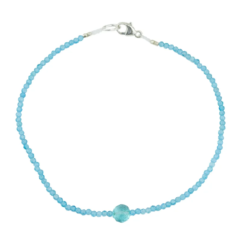 dainty bangles for women -Apatite Bracelet