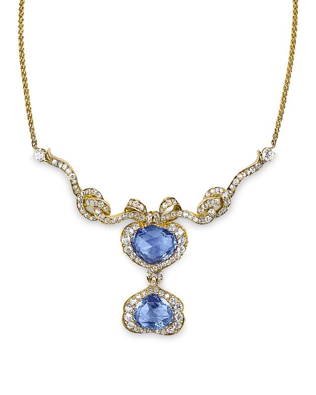 statement necklaces for women -Tiffany & Co. Kashmir Sapphire Necklace, 10.25 Carats