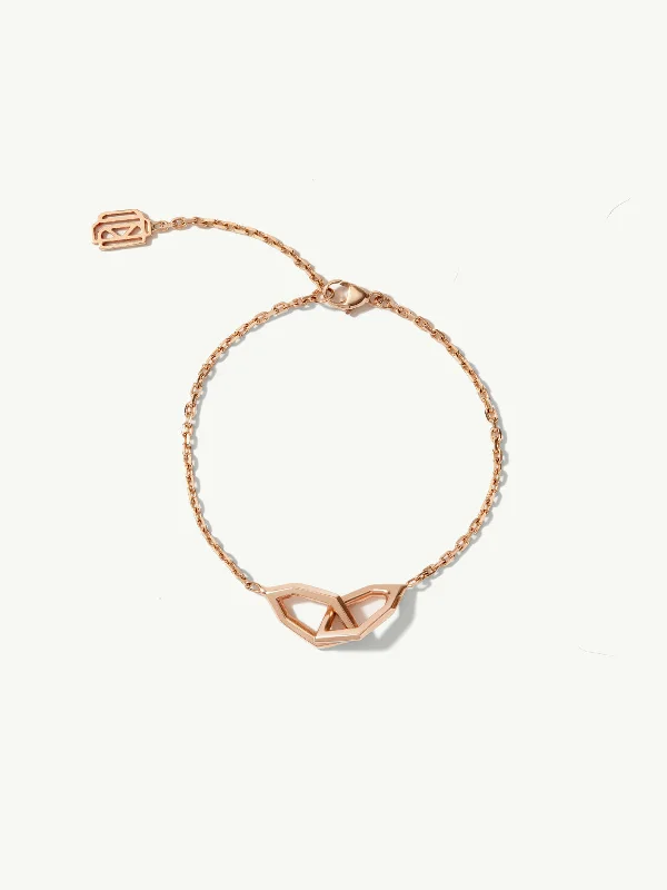 adjustable bracelets for women -Amanti Chain Link Bracelet In 18K Rose Gold