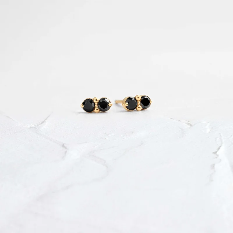 stacked earrings for women -Echo Studs - In Stock