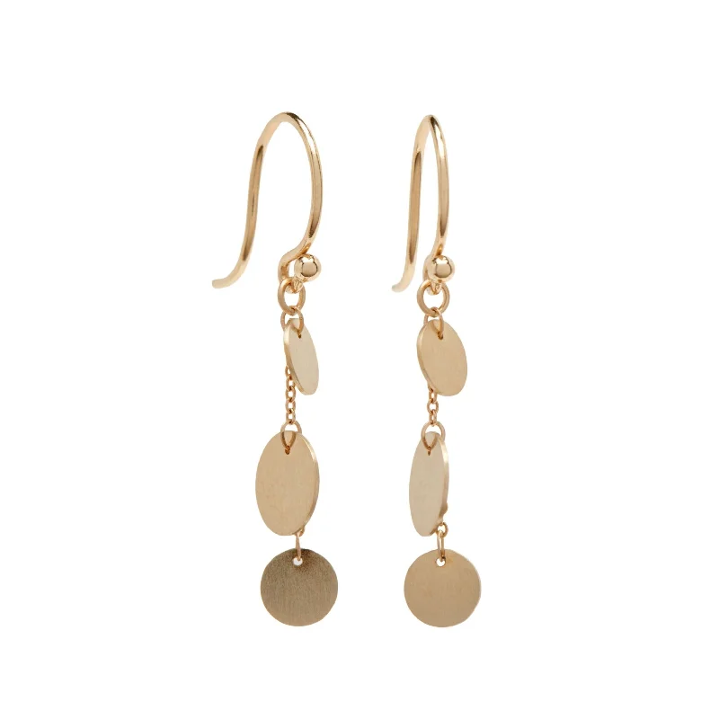 drop earrings for women -<!--ER939-->petite confetti earrings