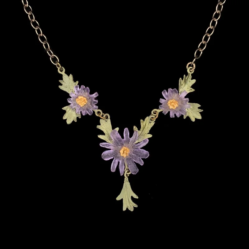 elegant heart-shaped necklaces for women -Aster Necklace