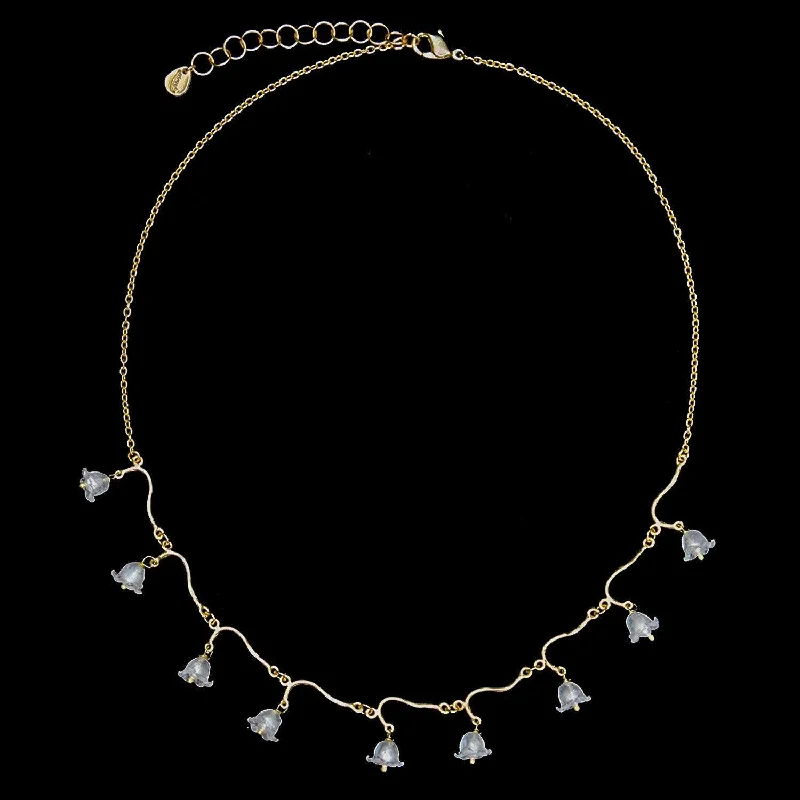 luxury diamond necklaces for women -Fine Lily of the Valley Necklace - Statement