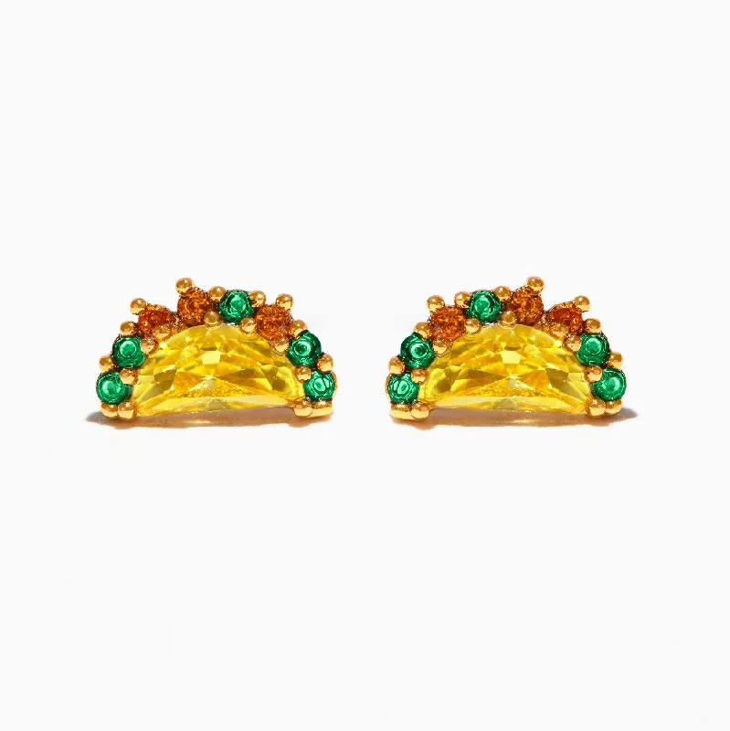 women’s bridal earrings -Taco Tuesday Studs