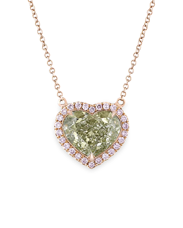 gold necklaces for women -Chameleon Diamond Necklace, 4.41 Carats