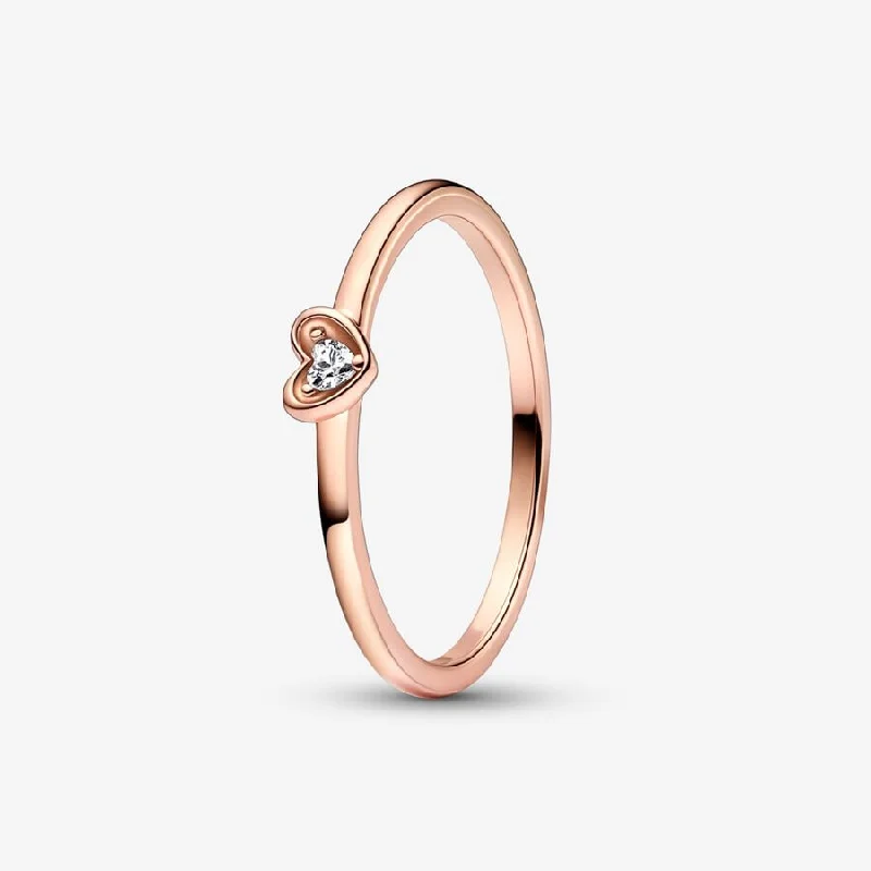 unique rings for women -Radiant Heart Ring