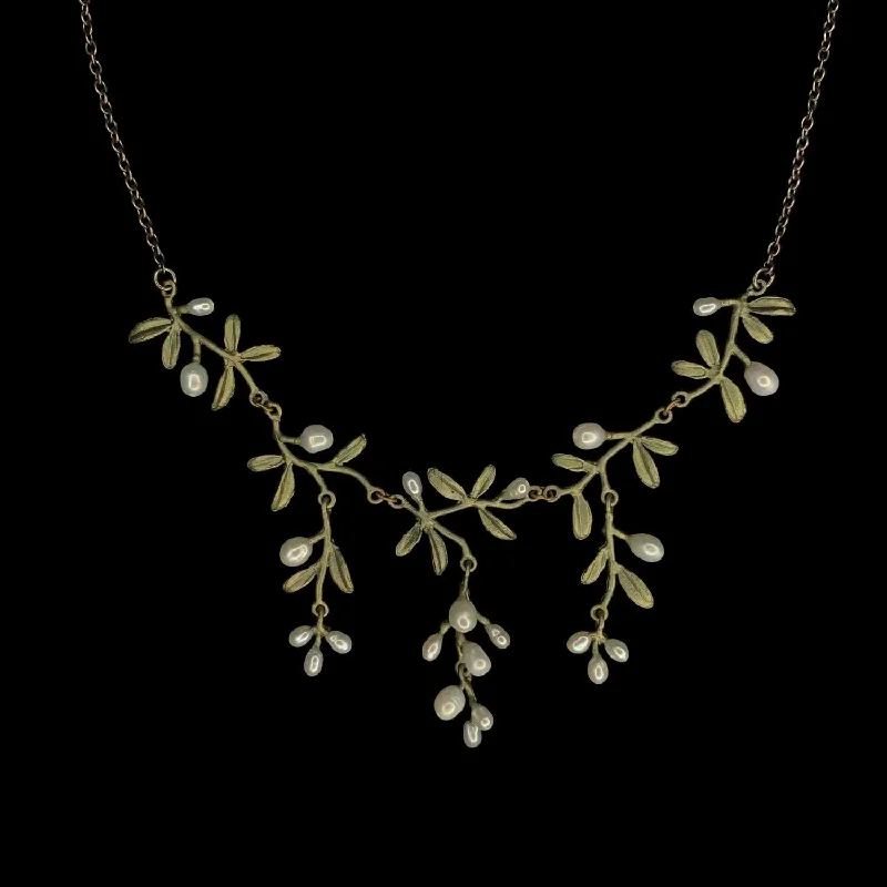 heart-shaped necklaces for women -Jasmine Vine Necklace