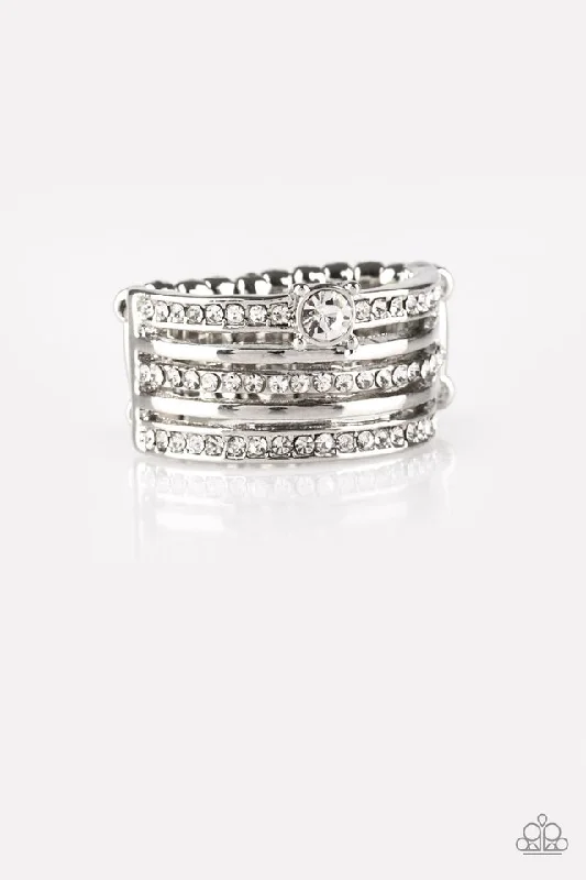 elegant rings for women -The Dealmaker White Ring