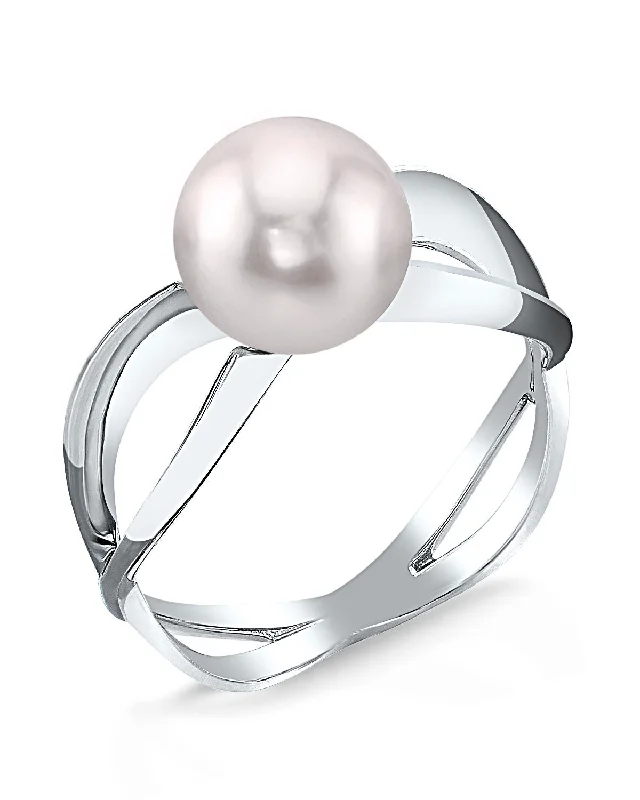 high-end rings for women -Akoya Pearl Lana Ring