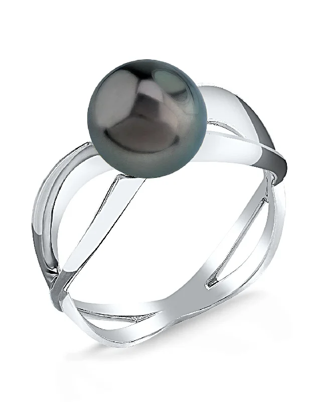 silver rings for women -Tahitian South Sea Pearl Lana Ring