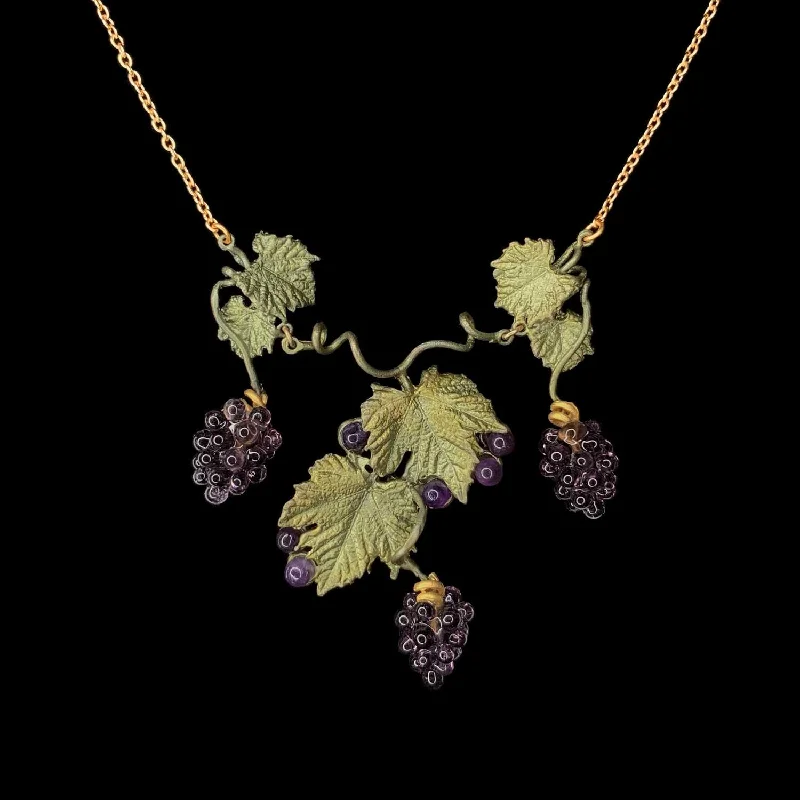 custom necklaces for women -Wild Grape Vine Necklace