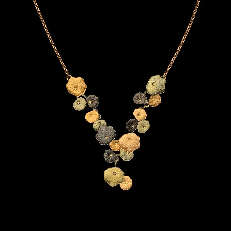 fashion-forward necklaces for women -Nasturtium Necklace - Dainty