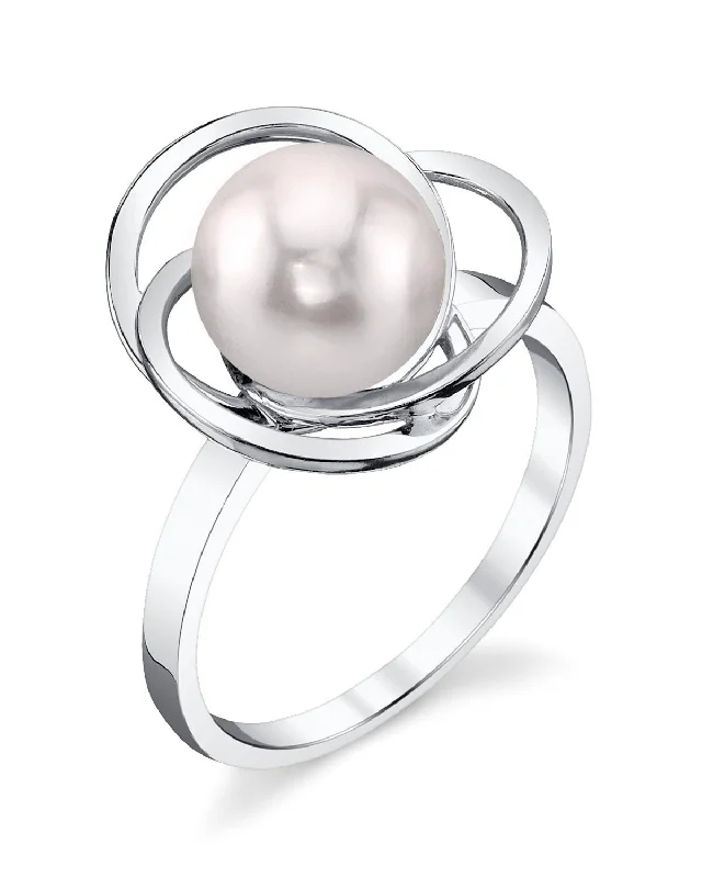 adjustable rings for women -Akoya Pearl Khilana Ring