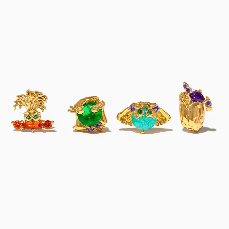 chunky earrings for women -Pixar Inside Out 2 New Feelings Stud Set