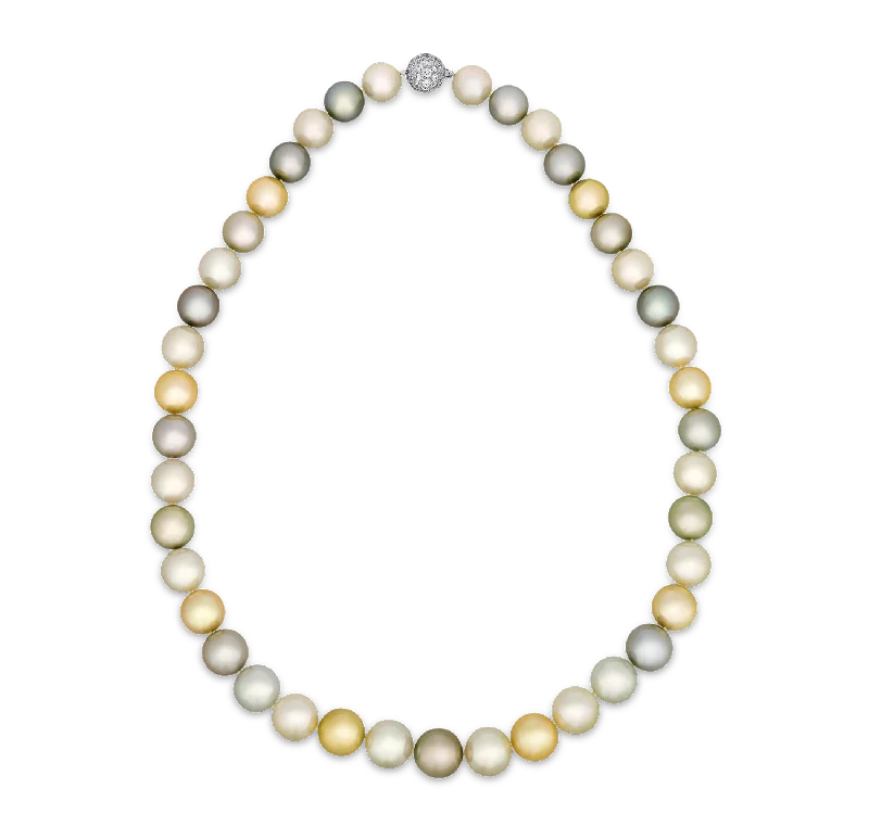 adjustable necklaces for women -Tiffany & Co. Multicolor South Sea Pearl Necklace