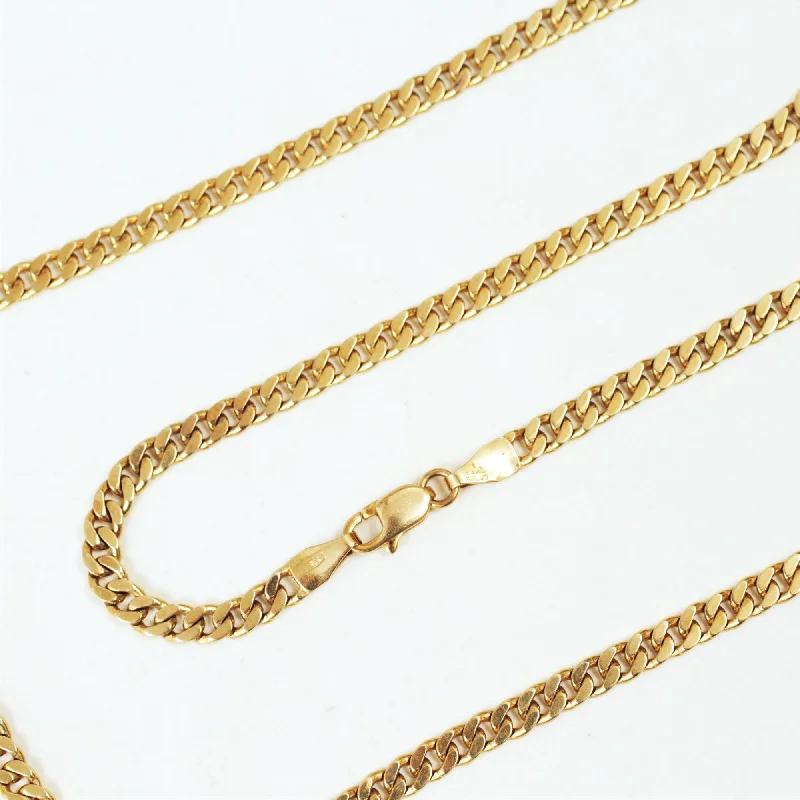 women’s layered gold necklaces -Goldy Goodness! Vintage 9ct Gold Chain Necklace