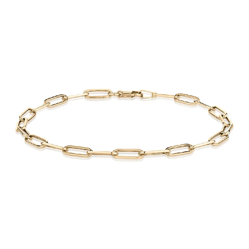 crystal bangles for women -Bracelet in 10 carat yellow gold