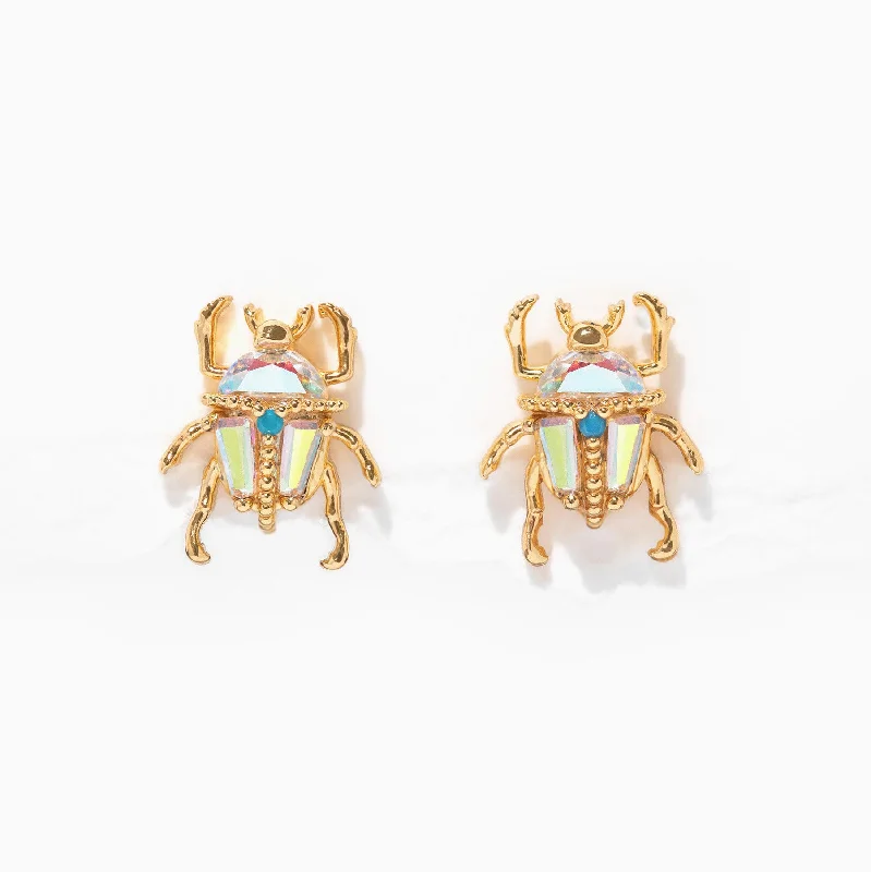 pearl earrings for women -Beetlejuice Studs