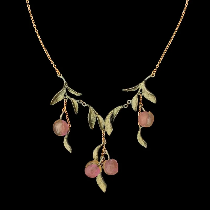 vintage necklaces for women -Peach Tree Necklace