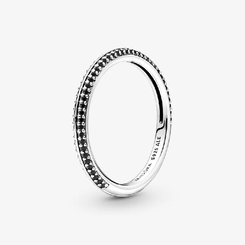 luxury diamond rings for women -Pandora ME | Pave Ring Black Crystal